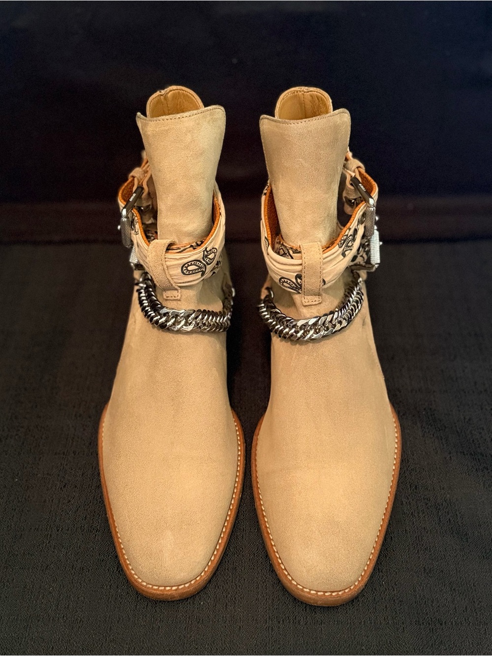 AMIRI Bandana Buckle Boots
